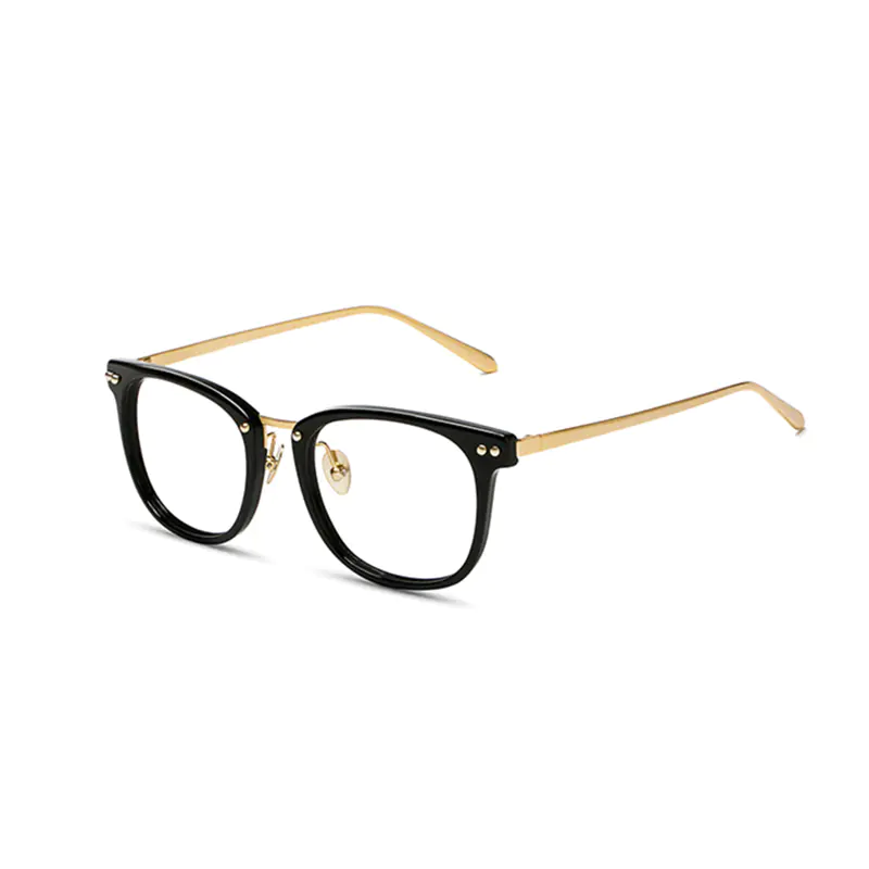 High quality eyewear Shenzhen manufactory acetate metal optical frame CO7025